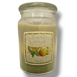 Candle Lite 3 Layer Candle Juicy Apple Melon Ball Fresh Mint 22 oz Retired Rare